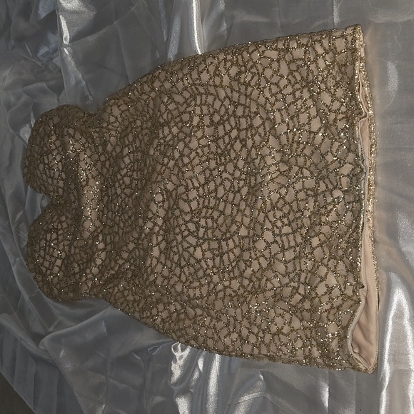 Windsor Gold Sparkling Dress - Picture 5 of 10